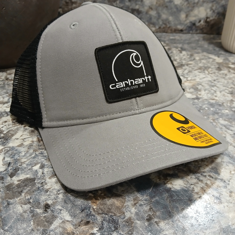 Carhartt Gray and Black Trucker Hat